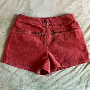 Corduroy shorts